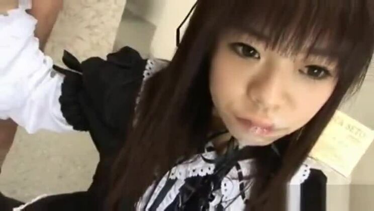 Affascinante tart orientale con un fantastico video porno interrazziale