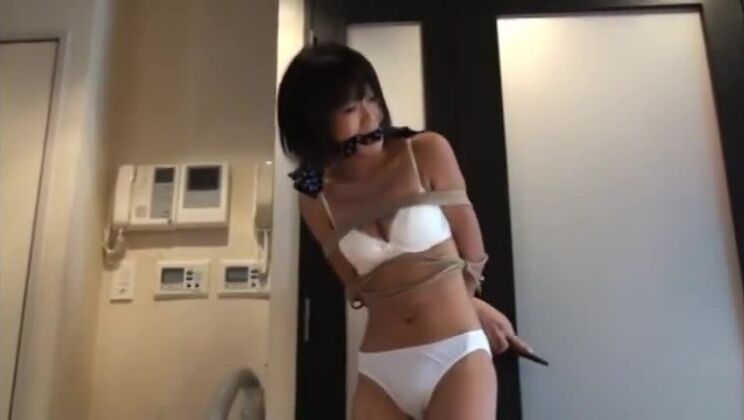 Una bella troia asiatica si diverte con un feticcio bollente