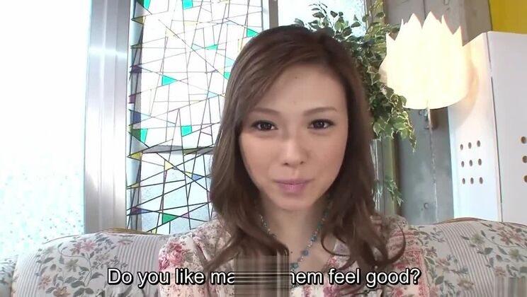 Intervista senza censure a Ayumu Sena in giapponese con sesso orale (sottotitolata)