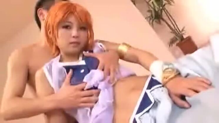 Cosplay giapponese di un pezzo di Nami
