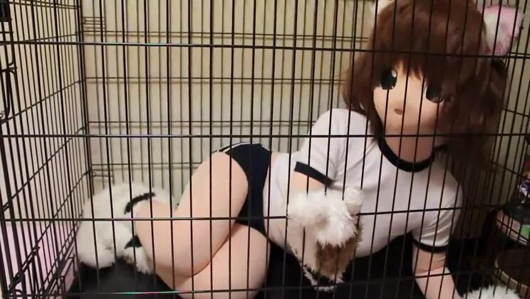 CocoaSoft Bondage giapponese Breathplay Kigurumi Bondage wsm_mikeneko_cage