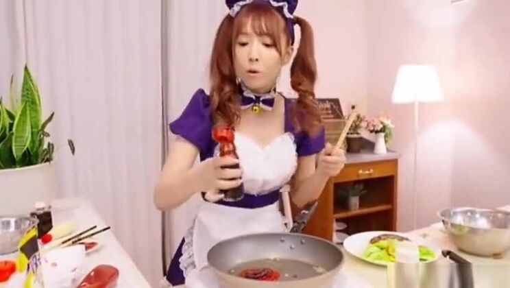 Troia giapponese esotica nella nuova scena JAV da sola, guardala