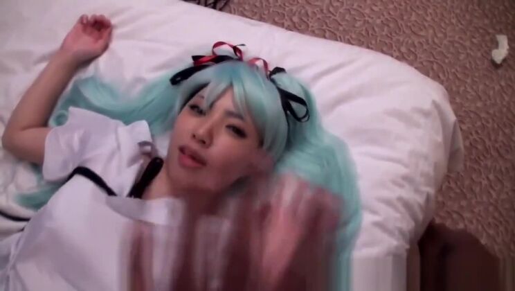 coplay Hatsune Miku riceve creampie