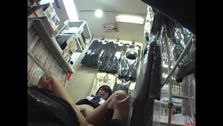 Japanese Hedden Cams in Dildos Toy Shop