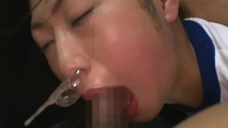 Studentessa giapponese Deepthroat 03