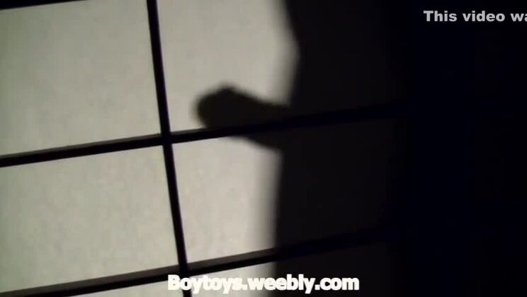 Sesso orale attraverso uno schermo scorrevole